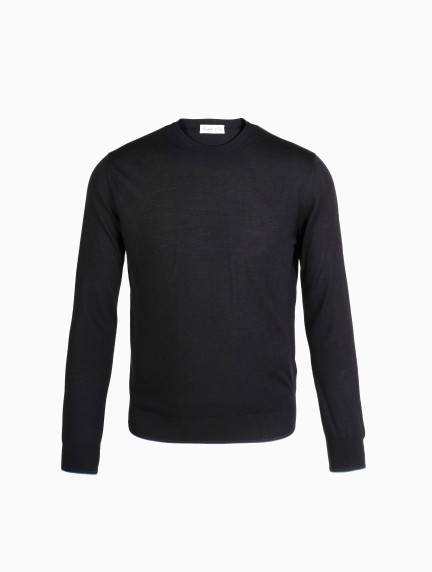 Castello d'OroBlack Round Neck Jumper image597